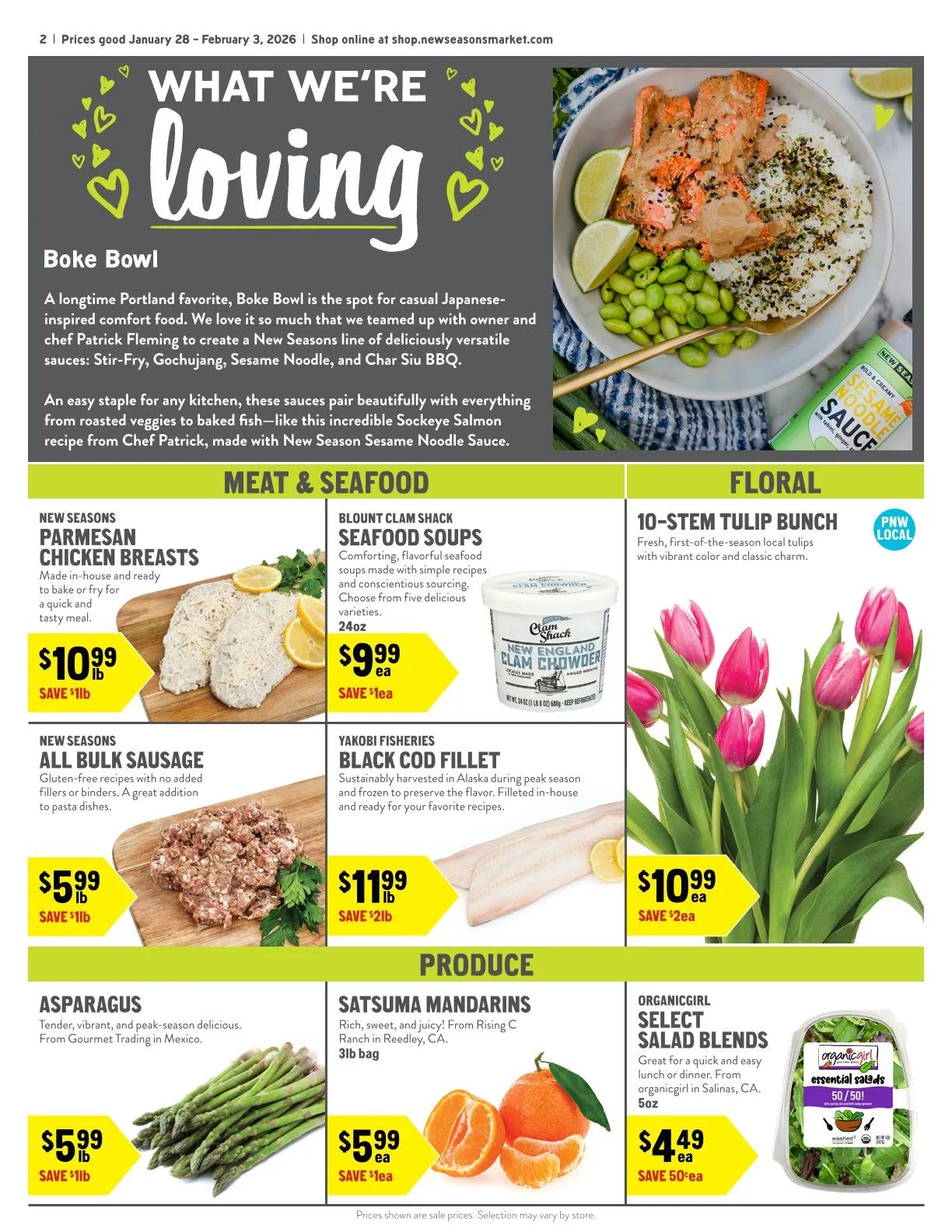 Weekly promotion New Seasons Market Sales spanning from January 28 to February 3 2026 - Page 2 for Catalogue 365