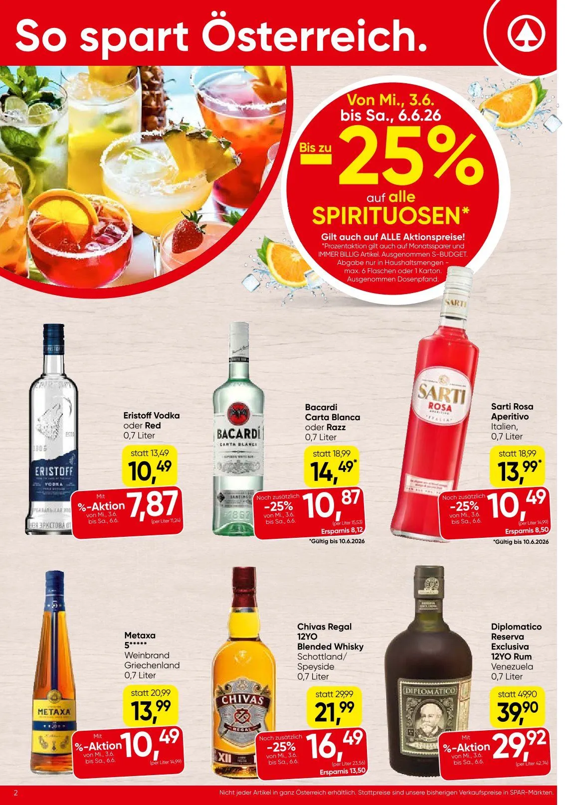  SPAR von 3. Juni bis 17. Juni 2026 - Flugblätt seite  2