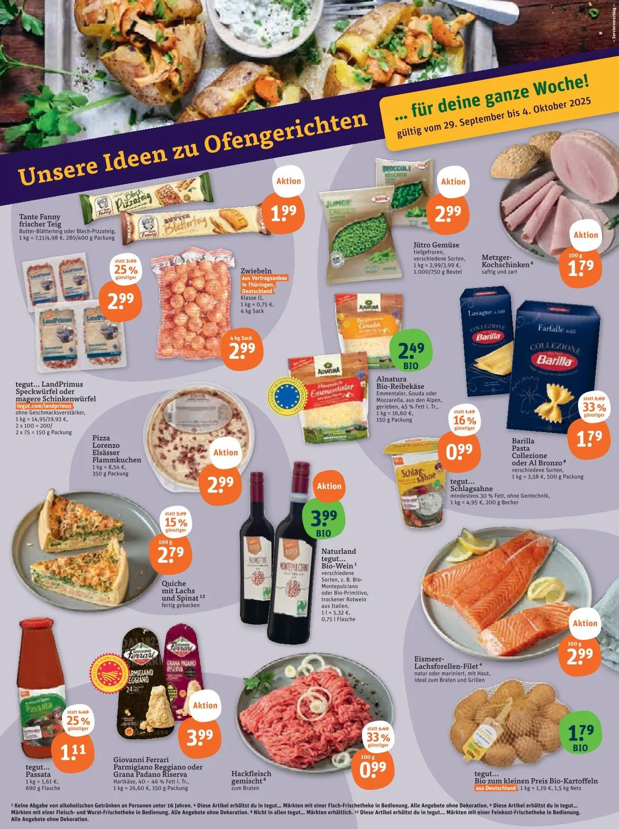 tegut... Angebote  von 2. Oktober bis 4. Oktober 2025 - Prospekt seite 2