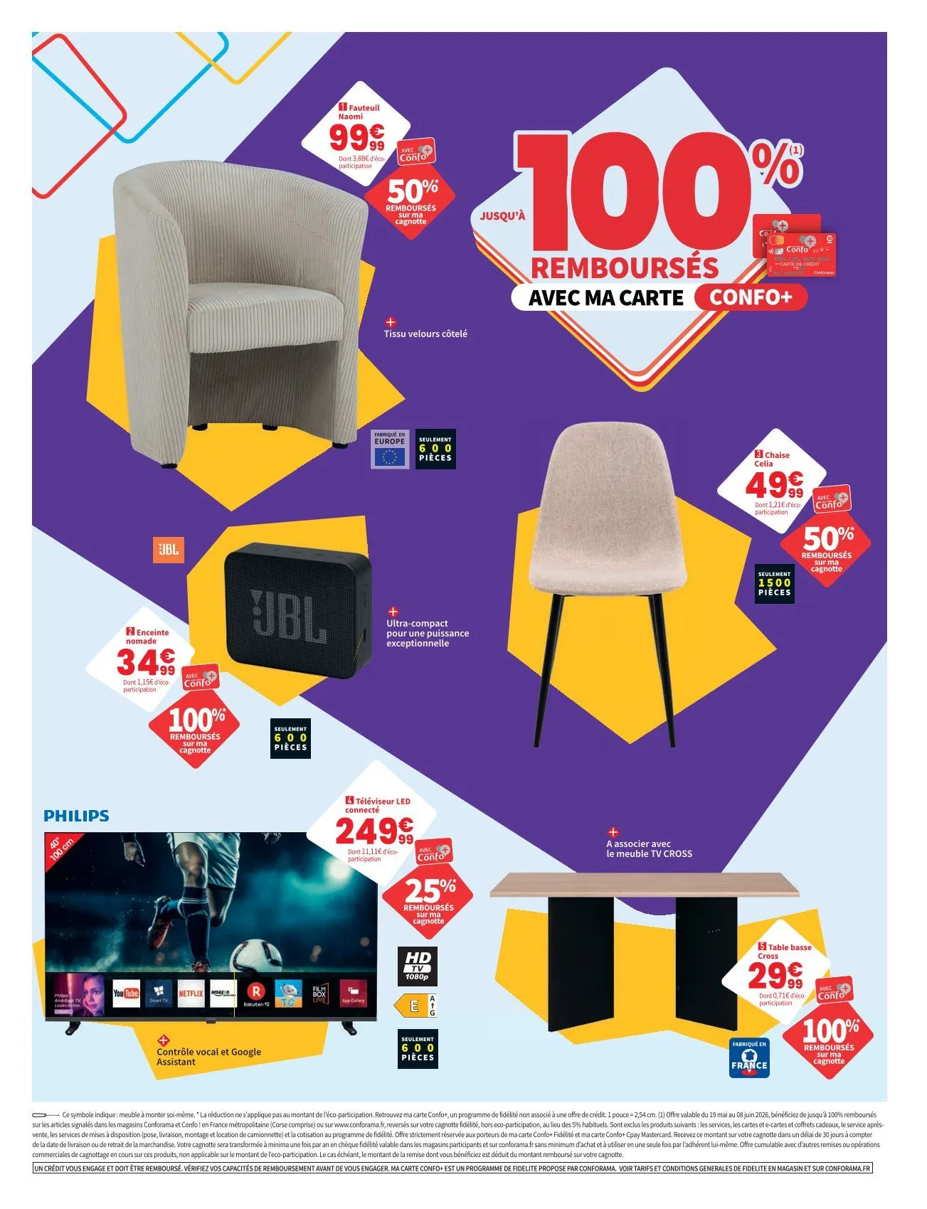Catalogues Conforama du 19 mai au 8 juin 2026 - Catalogue page 2