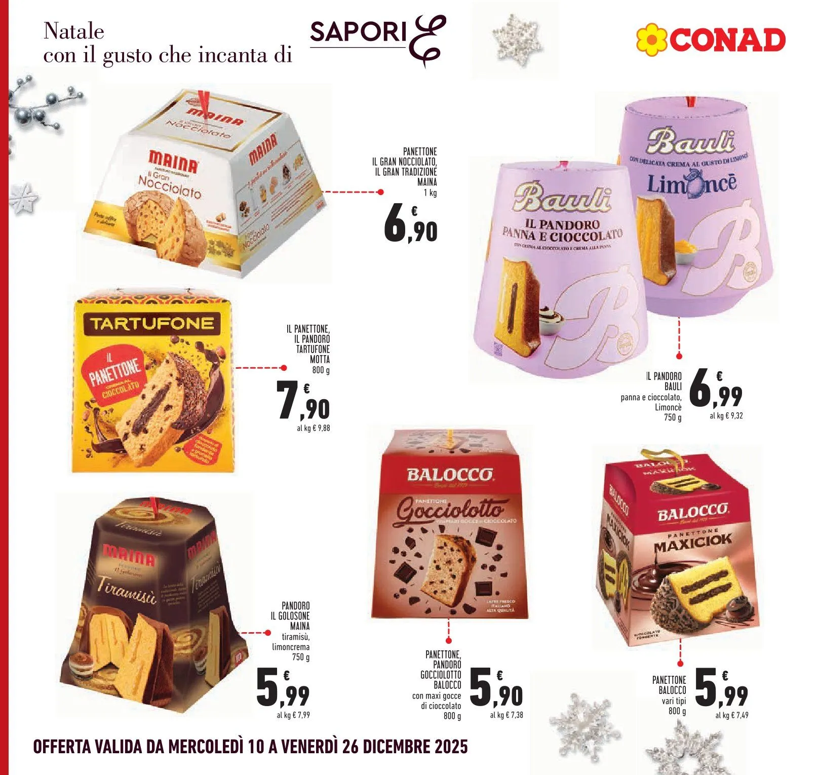 Sapori & Dintorni Conad da 10 dicembre a 26 dicembre di 2025 - Pagina del volantino 2