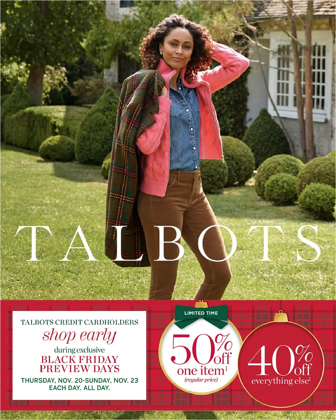 Weekly ad Talbots Sales from November 20 to November 30 2025 - Page
