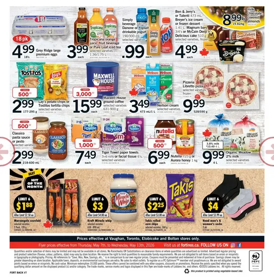 Fortinos Sales from May 7 to May 13 2026 - flyer page 2