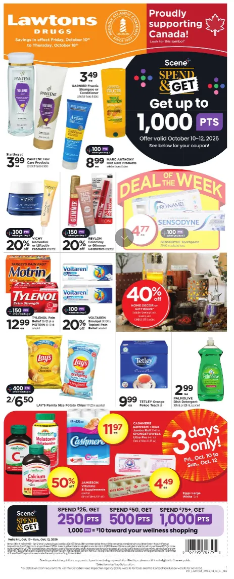 Lawtons Drugs Sales from October 10 to October 17 2025 - flyer page 2