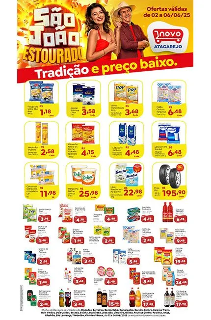 Encarte de Novo Atacarejo Ofertas 2 de junho até 6 de junho 2025 - Pagina 1