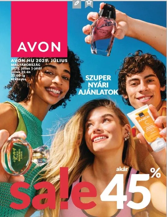 Katalógus Avon legfrissebb ajánlatai július 1.-tól július 31.-ig 2025. - Oldal 