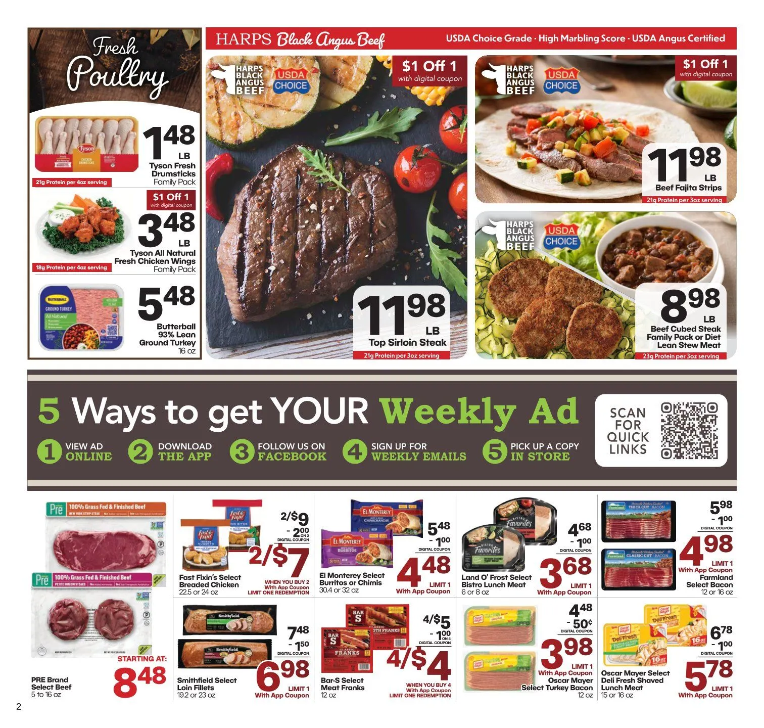 Weekly ad Harps Foods Sales from December 3 to December 9 2025 - Page 2