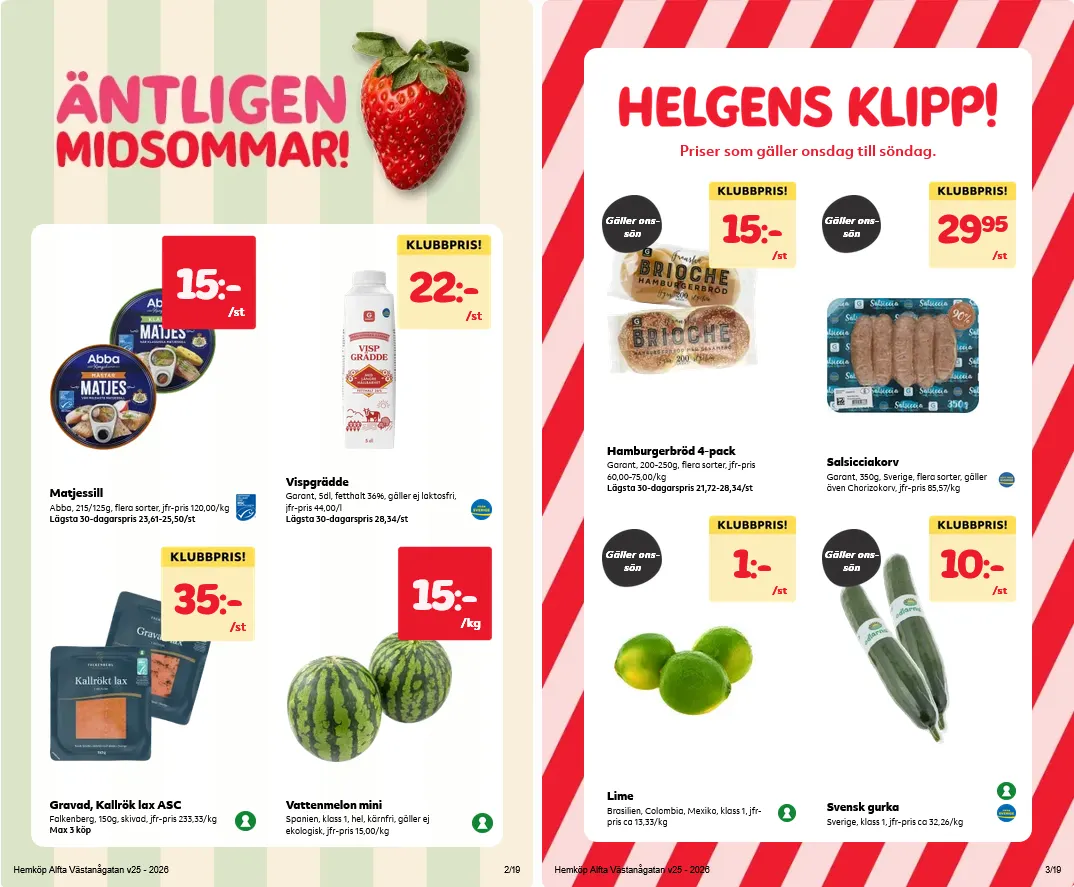 Senaste Hemköp erbjudanden från 15 juni till 20 juni 2026 - Reklamblad sidor 2