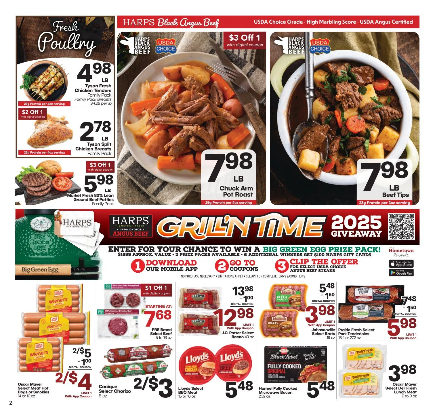 Weekly ad Harps Foods Sales from July 30 to August 5 2025 - Page 2