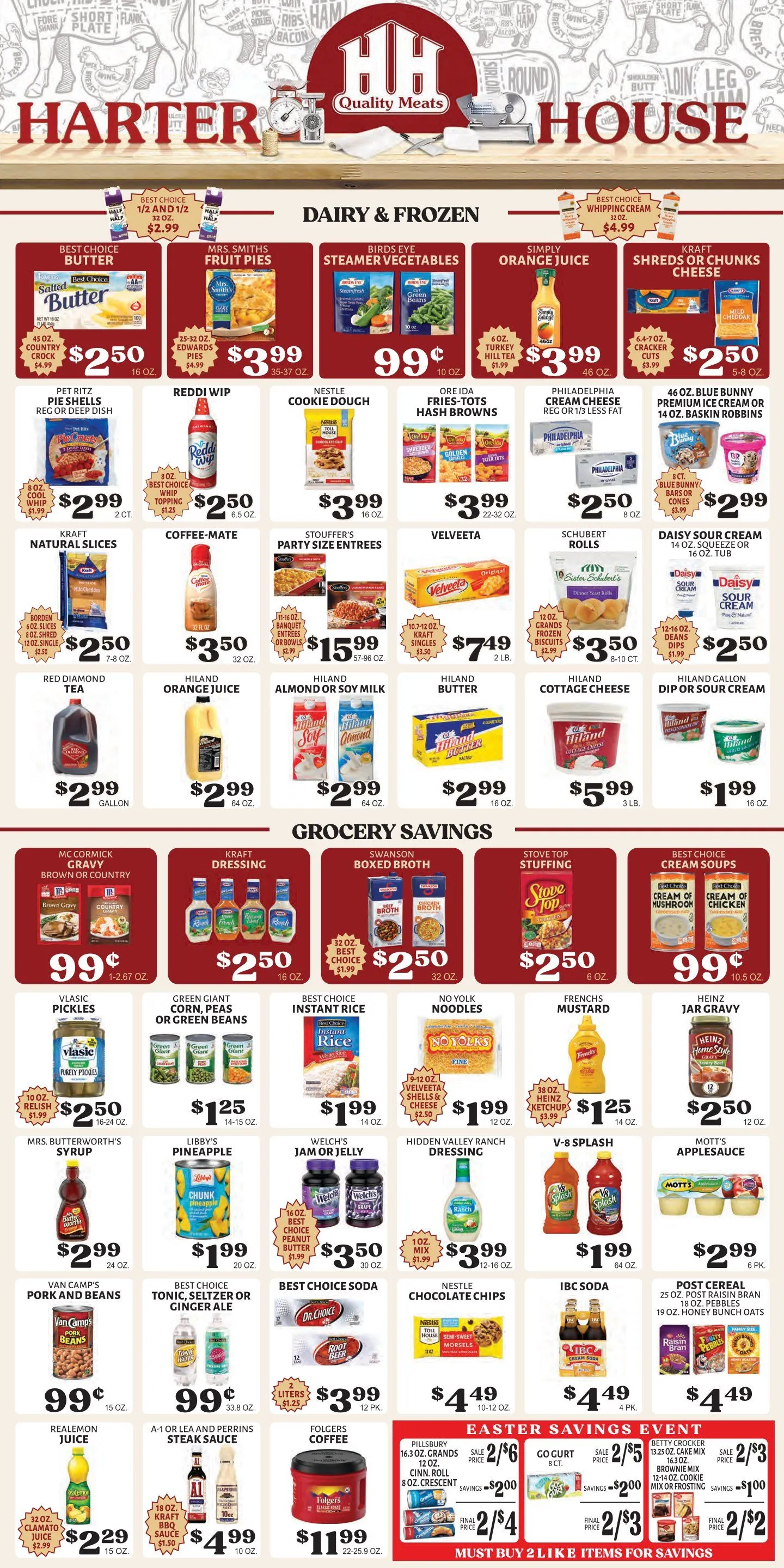 Weekly promotion Harter House Sales spanning from April 1 to April 7 2026 - Page 2 for Catalogue 365