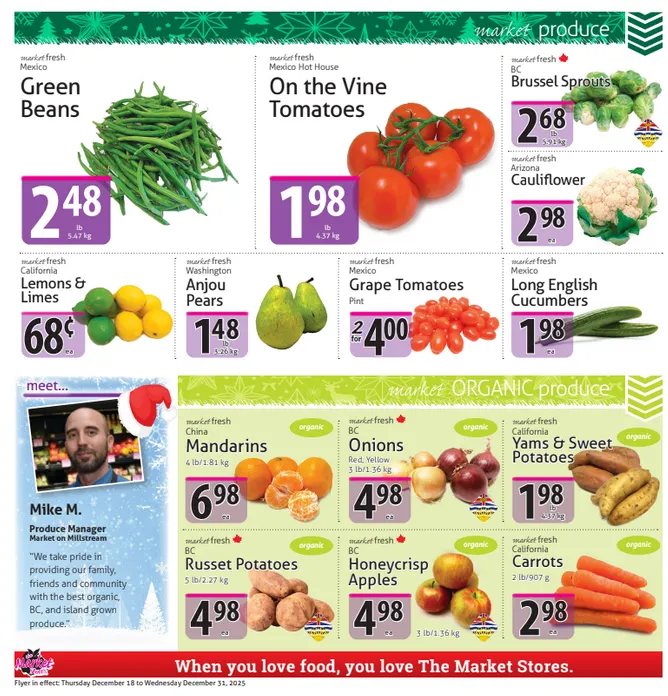 The Market Stores Sales from December 18 to December 31 2025 - flyer page 2