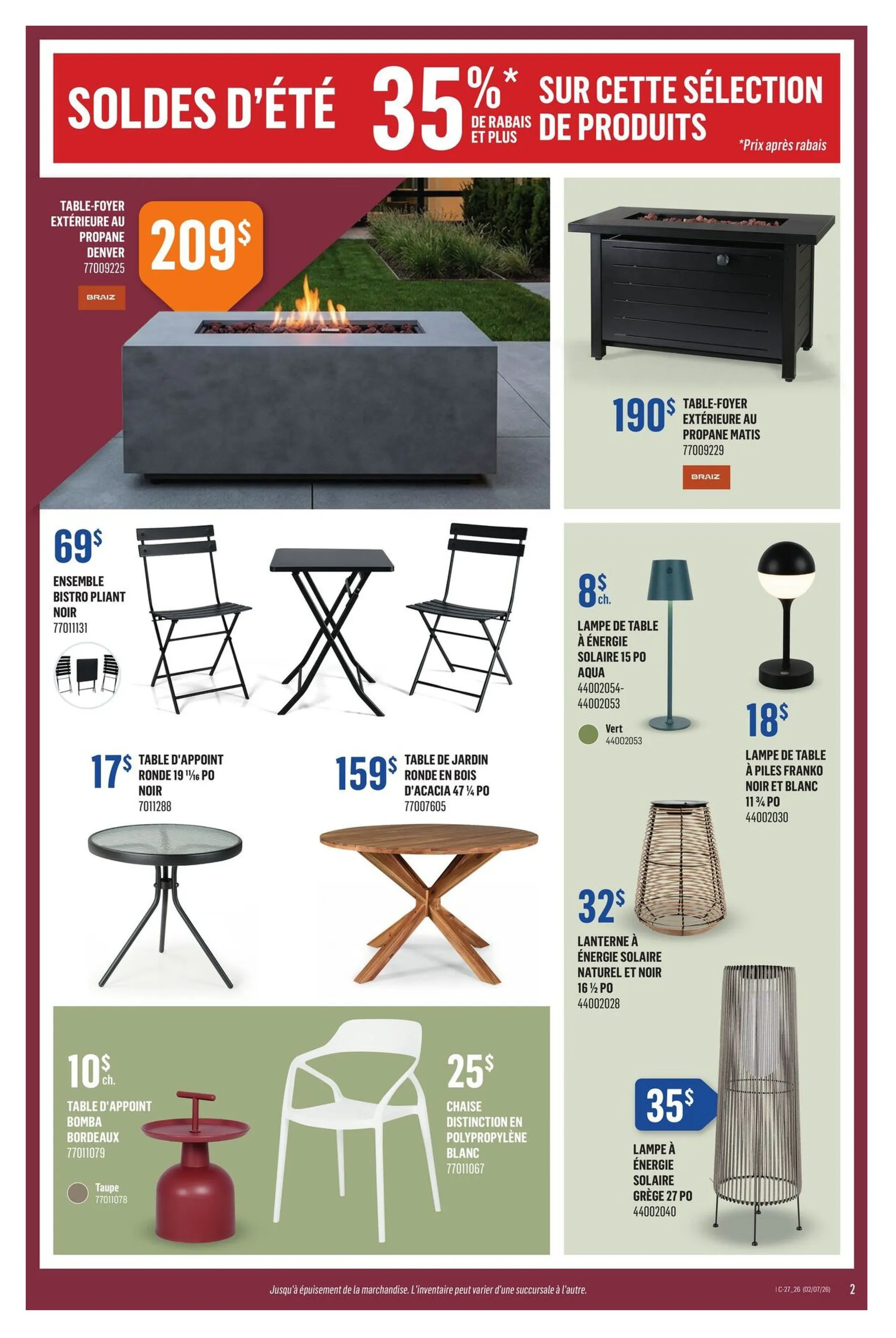 Canac Sales from July 2 to July 8 2026 - flyer page 2