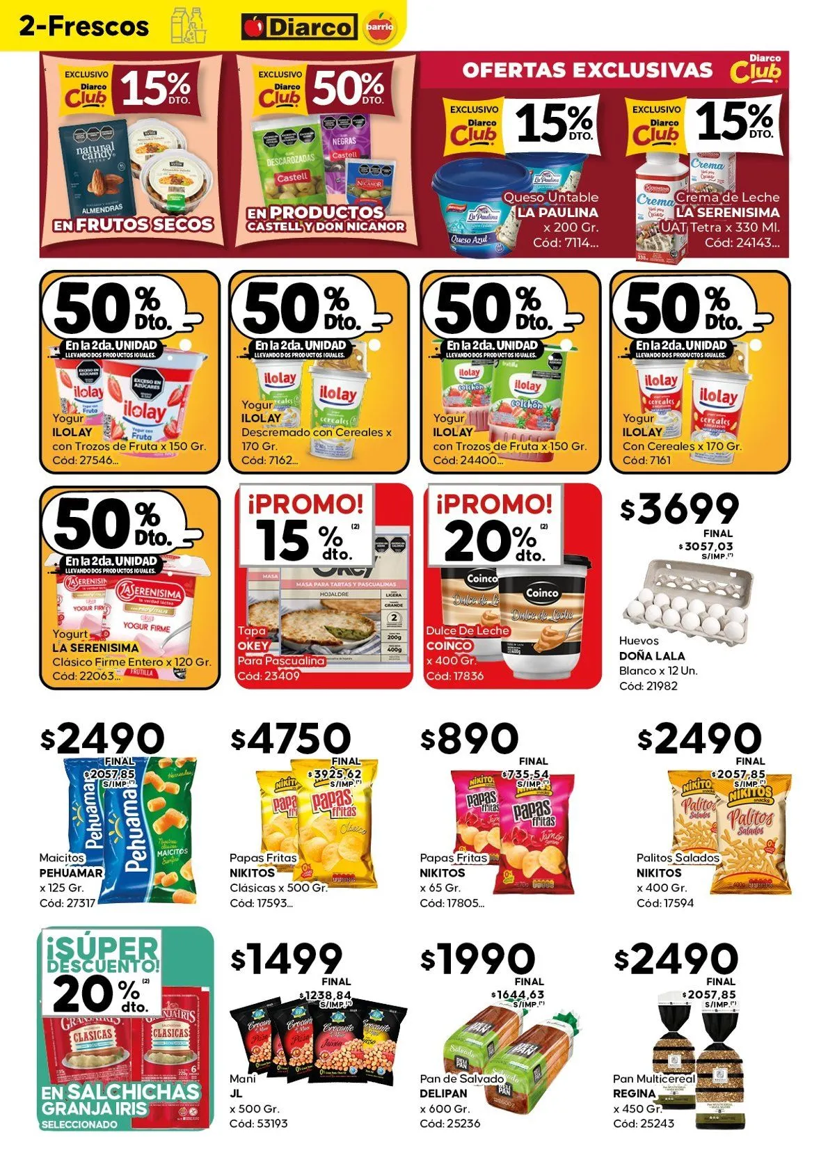 Ofertas de Ofertas Diarco 18 de agosto al 23 de agosto 2025 - Página 2 del catálogo