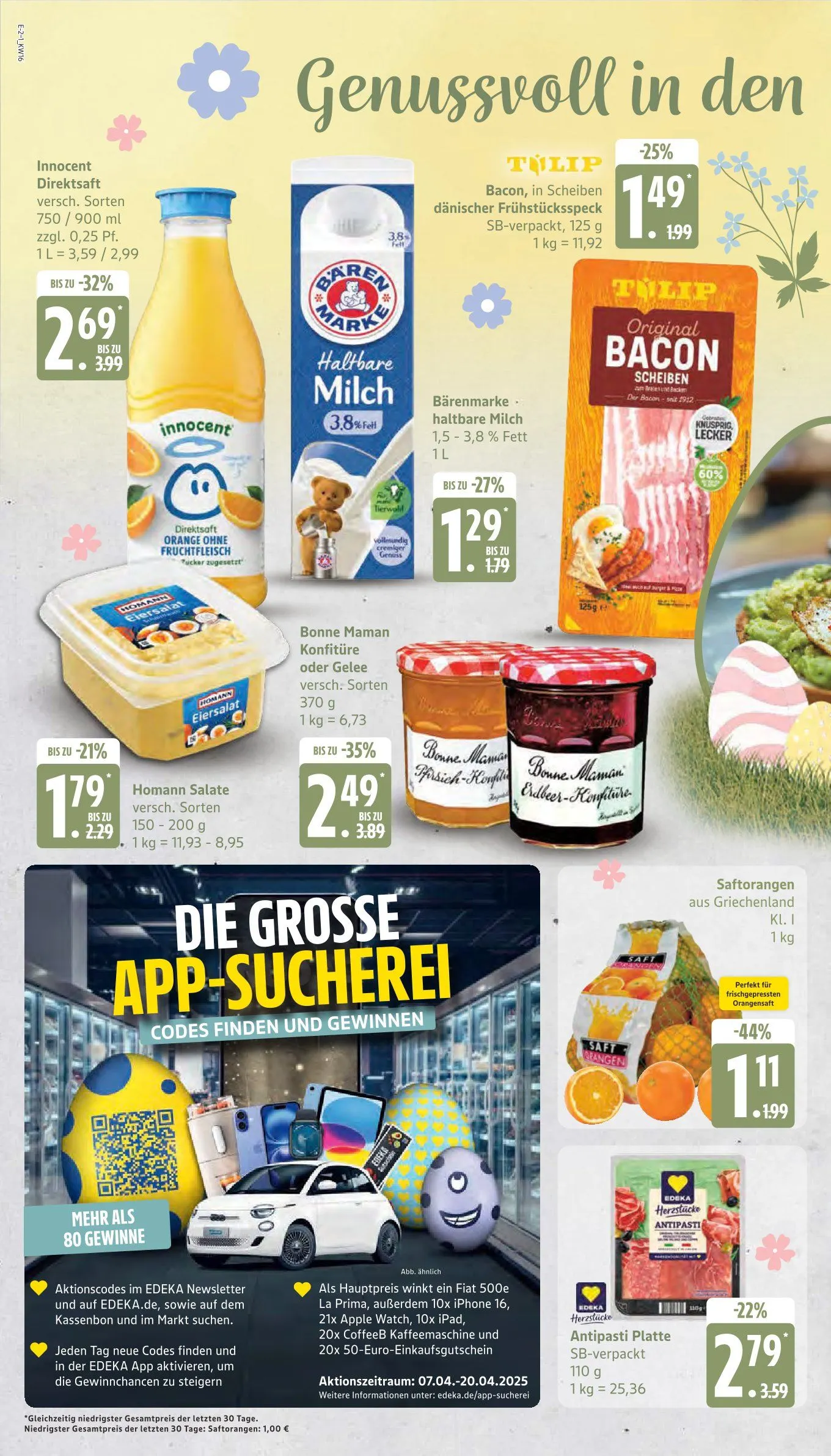 Edeka Angebote von 14. April bis 19. April 2025 - Prospekt seite 2