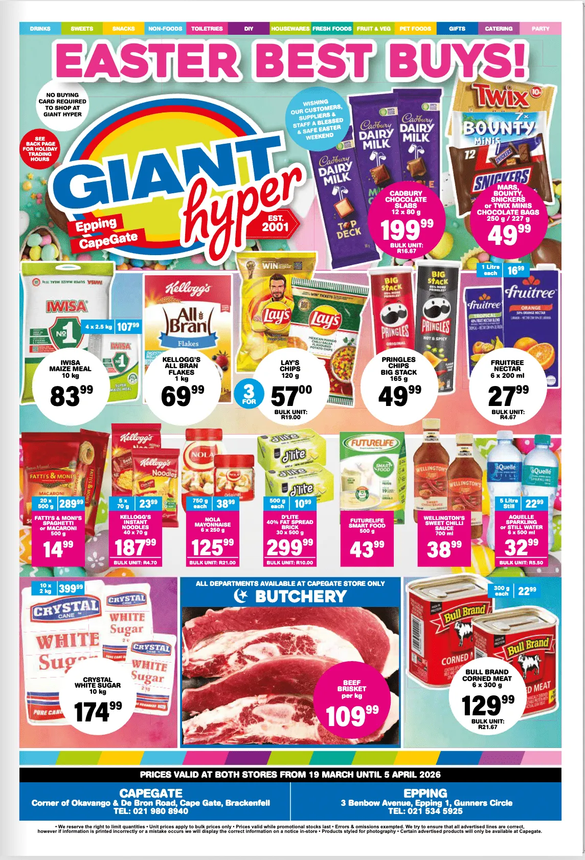 Giant Hyper weekly ads from 19 March to 5 April 2026 - Catalogue Page 1