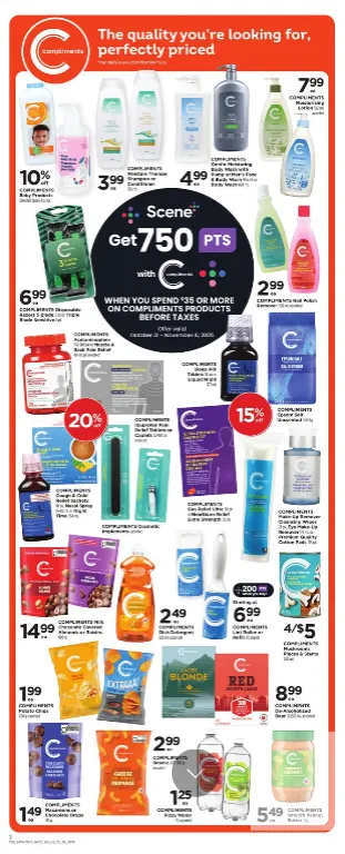 Lawtons Drugs Sales from October 31 to November 6 2025 - flyer page 2