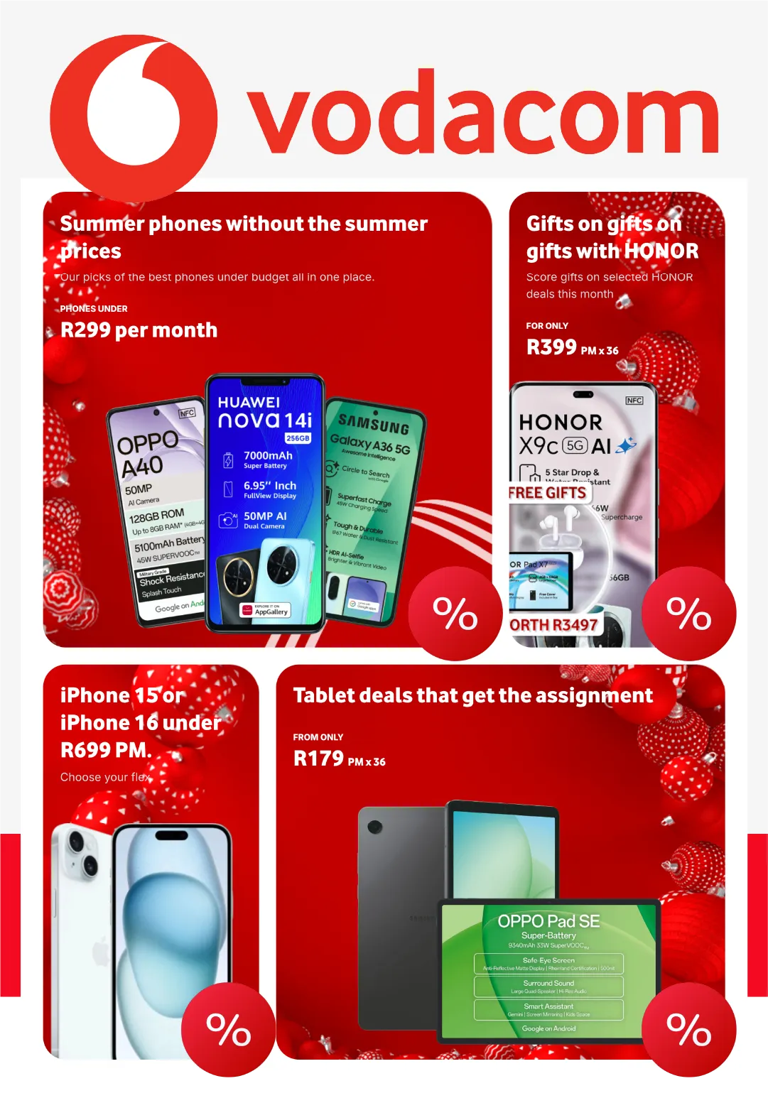 Vodacom Deals from 11 December to 24 December 2025 - Catalogue Page