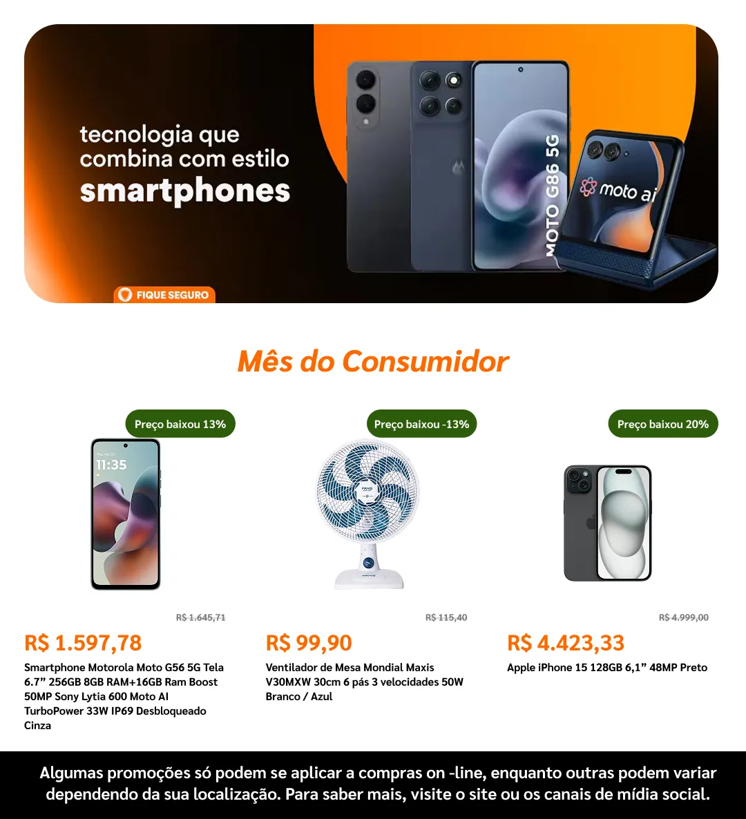 Encarte de Ponto Frio 25 de março até 10 de abril 2026 - Pagina 2