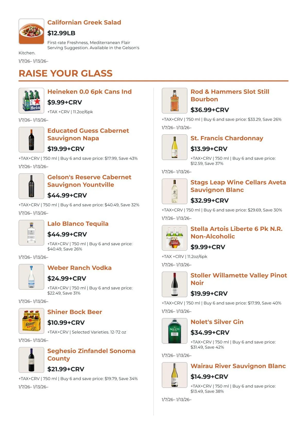 Weekly ad Gelson's Markets Sales from January 7 to January 13 2026 - Page 2