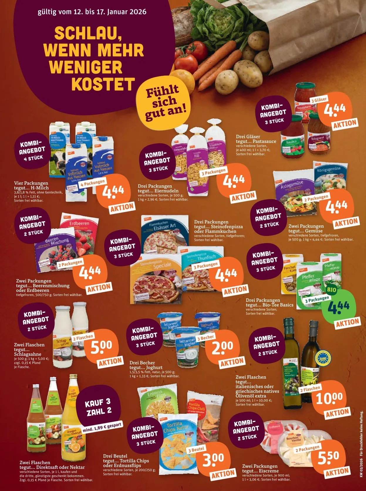 tegut... Angebote von 16. Januar bis 17. Januar 2026 - Prospekt seite 2