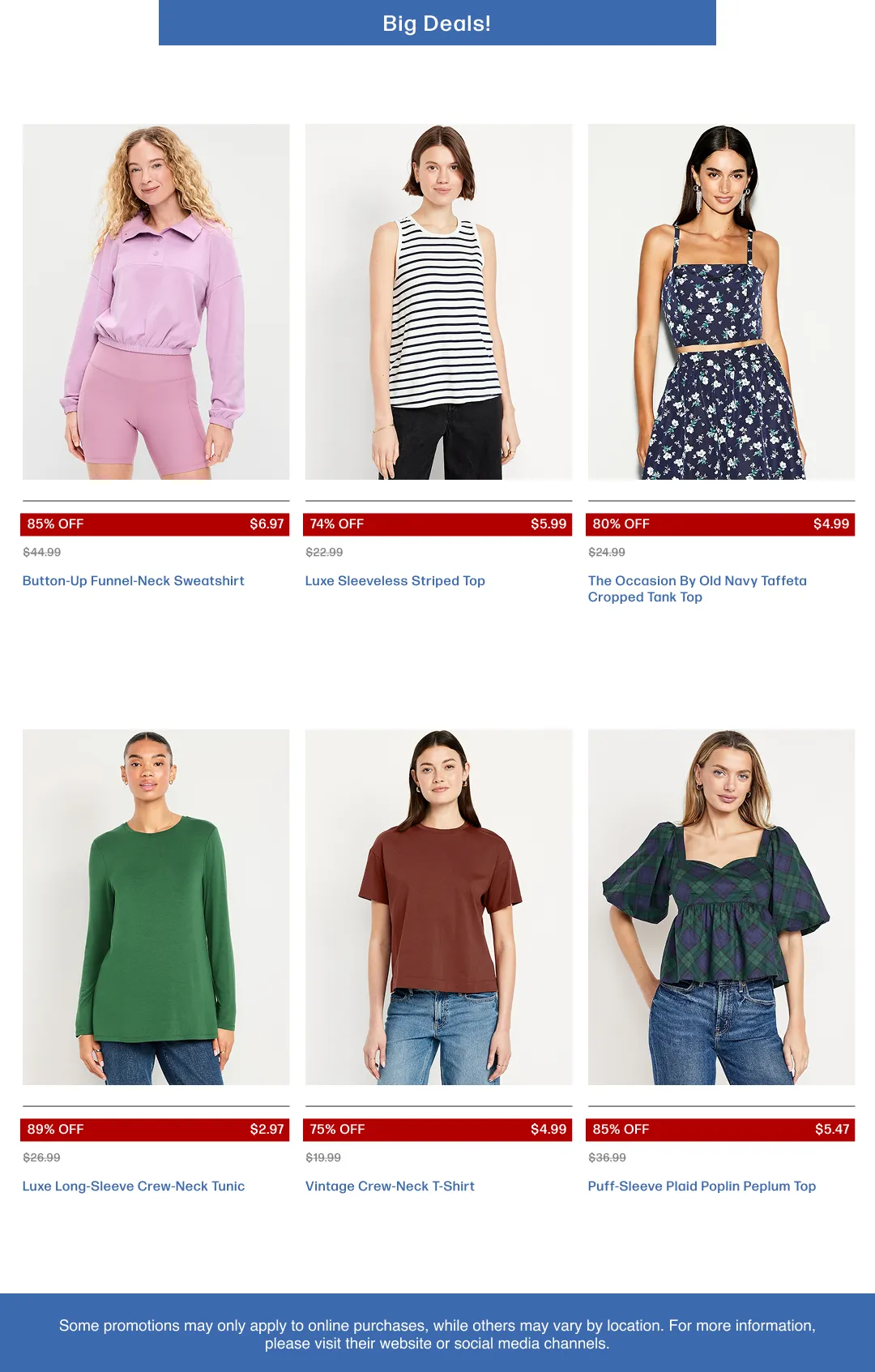 Weekly ad  Old Navy Sales from April 6 to April 26 2026 - Page 2