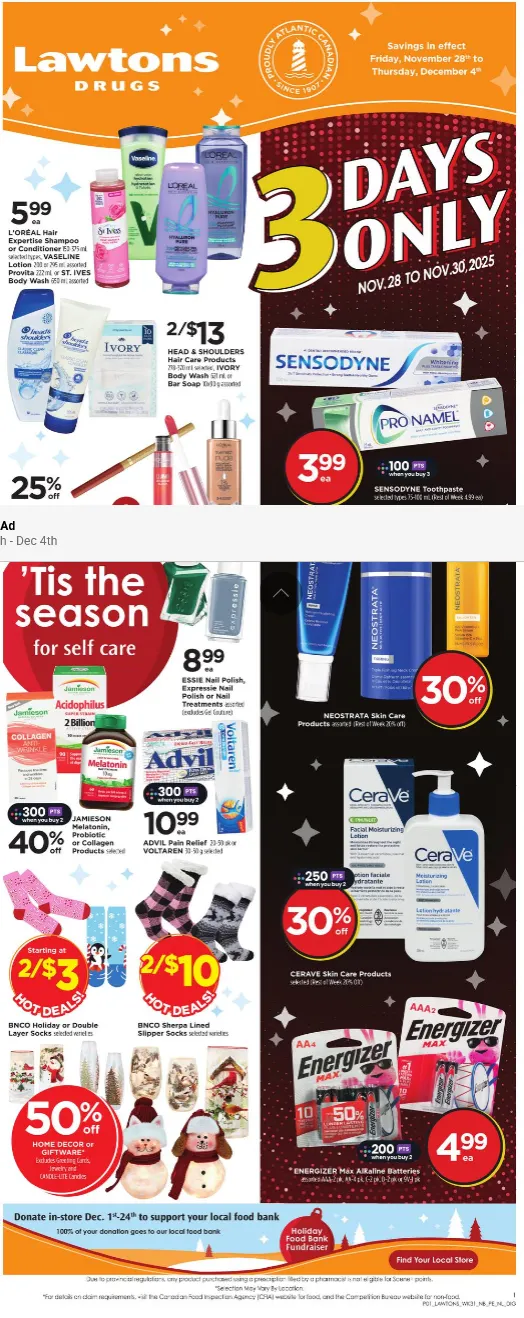 Lawtons Drugs Sales from November 28 to December 4 2025 - flyer page 2