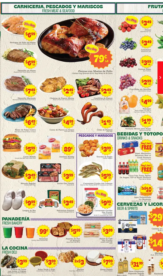Weekly ad Supermercado Nuestra Familia Sales from January 11 to January 17 2026 - Page 2