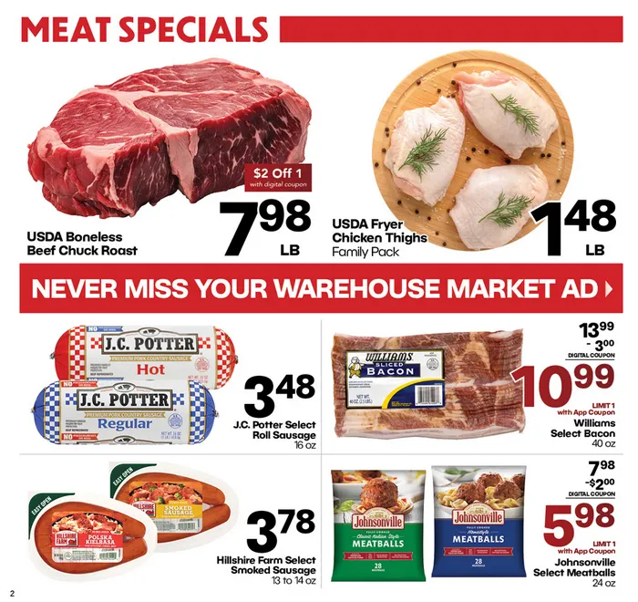 Weekly ad Warehouse Market Sales from December 10 to December 16 2025 - Page 2