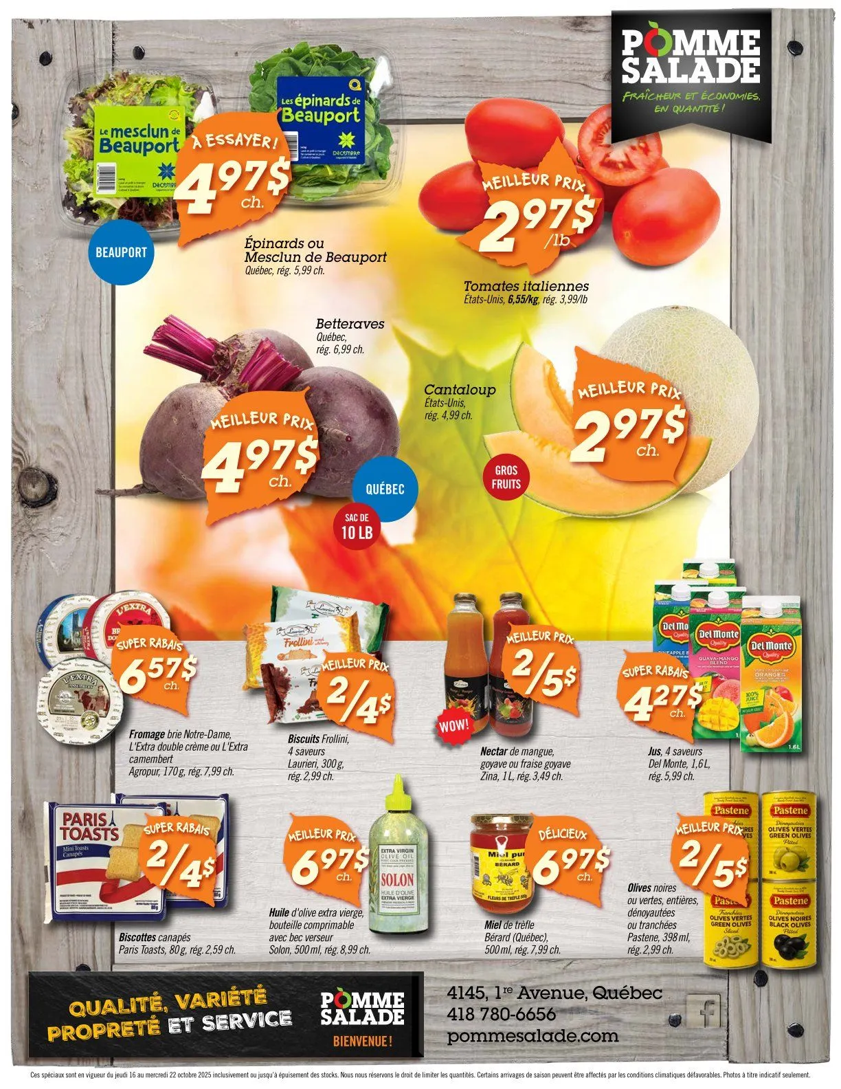Pomme Salade Sales from October 16 to October 22 2025 - flyer page 2