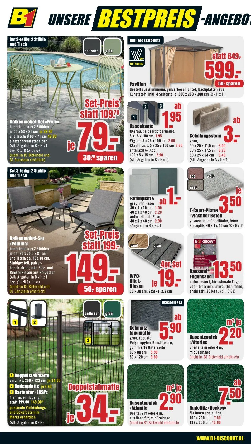 B1 Discount Baumarkt Prospekte  von 21. Februar bis 27. Februar 2026 - Prospekt seite 2