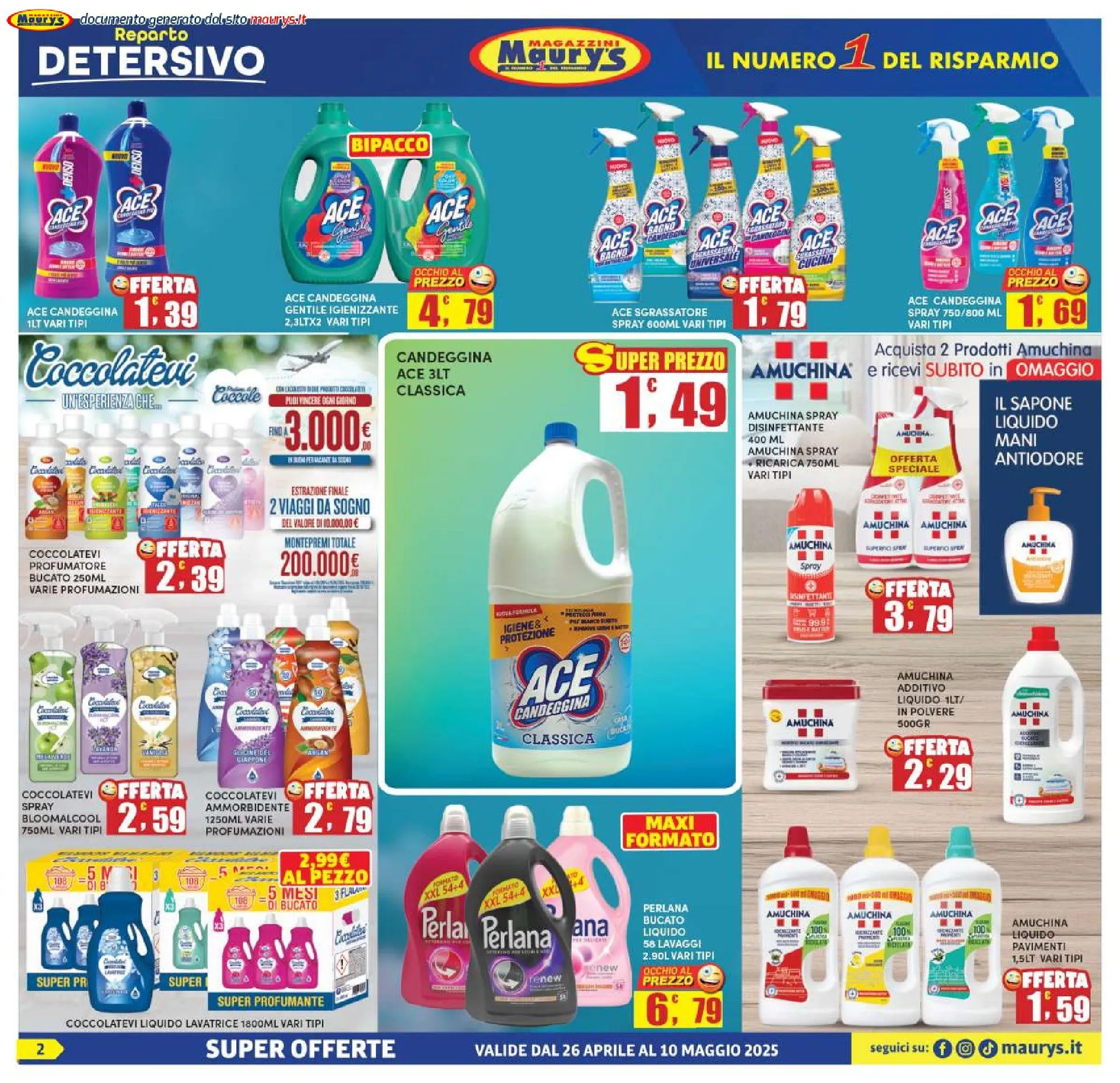 Volantini Maury's da 26 aprile a 11 maggio di 2025 - Pagina del volantino 2