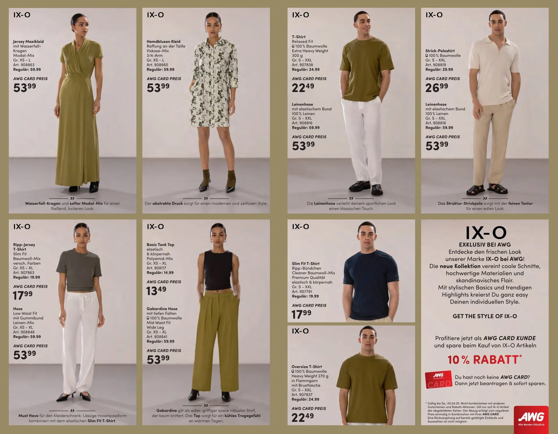 AWG Mode Angebote von 5. April bis 26. Mai 2025 - Prospekt seite 2