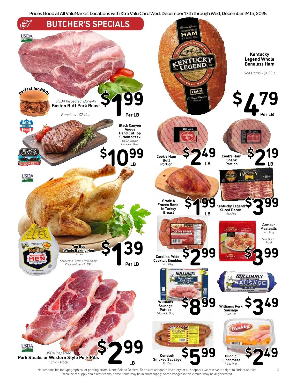 Weekly ad ValuMarket Sales from December 17 to December 24 2025 - Page 2