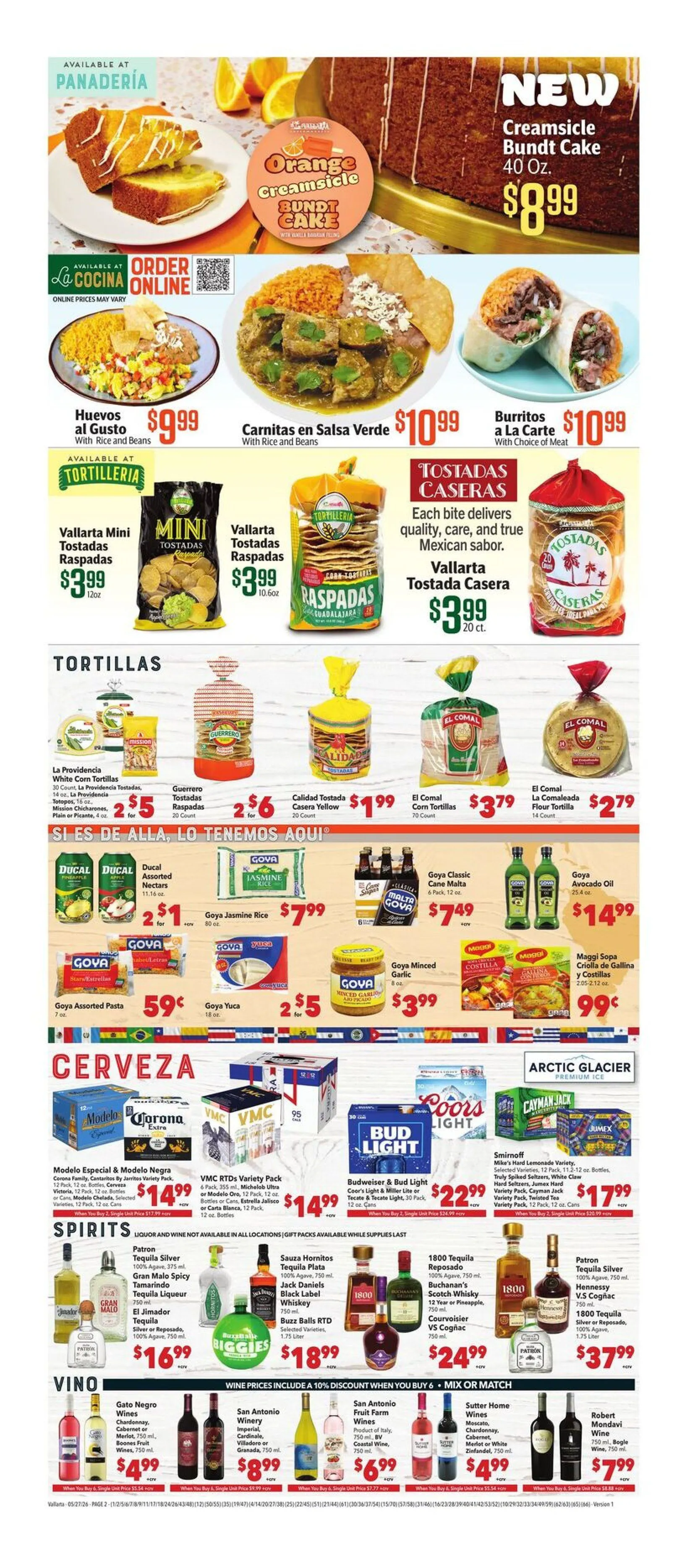 Weekly promotion Vallarta Sales spanning from May 27 to June 2 2026 - Page 2 for Catalogue 365