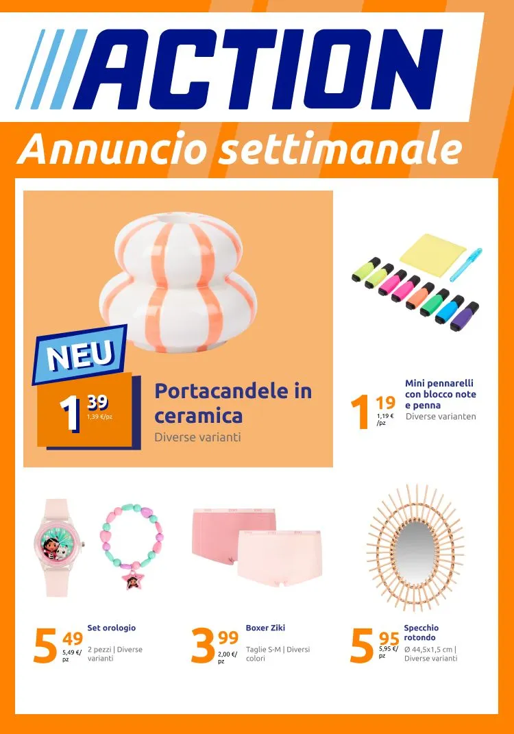 Action Annuncio settimanale da 10 aprile a 24 aprile di 2025 - Pagina del volantino 1