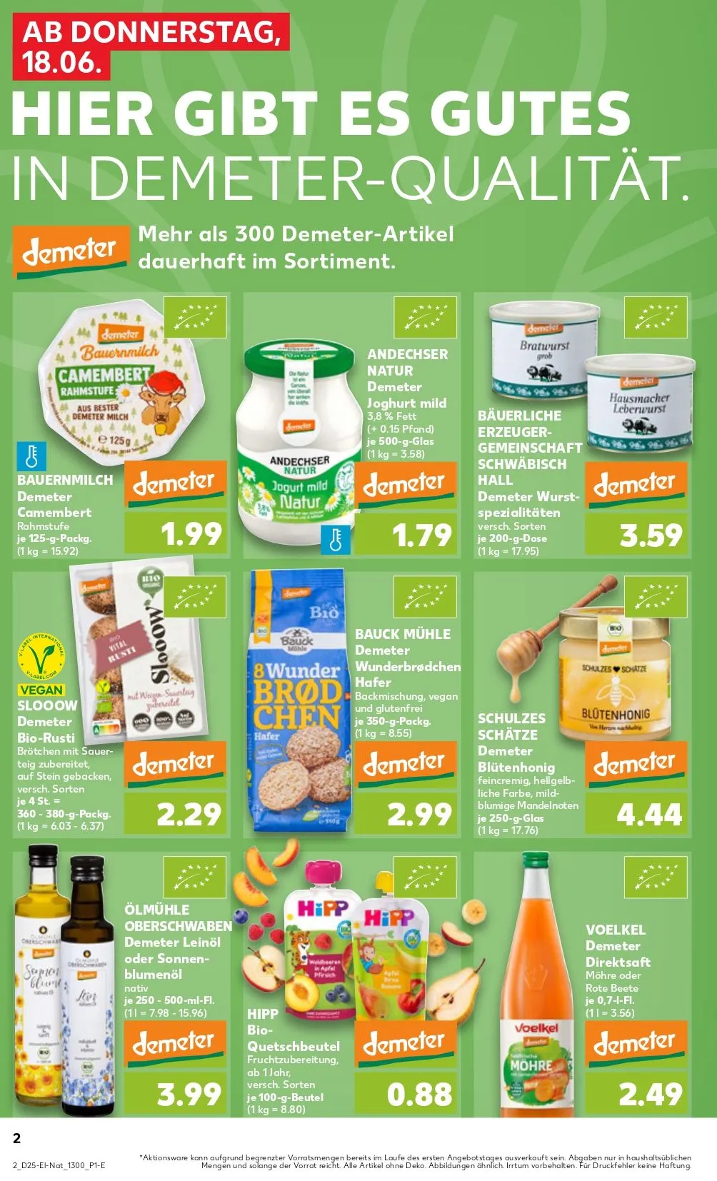 Kaufland Prospekte  von 18. Juni bis 24. Juni 2026 - Prospekt seite 2