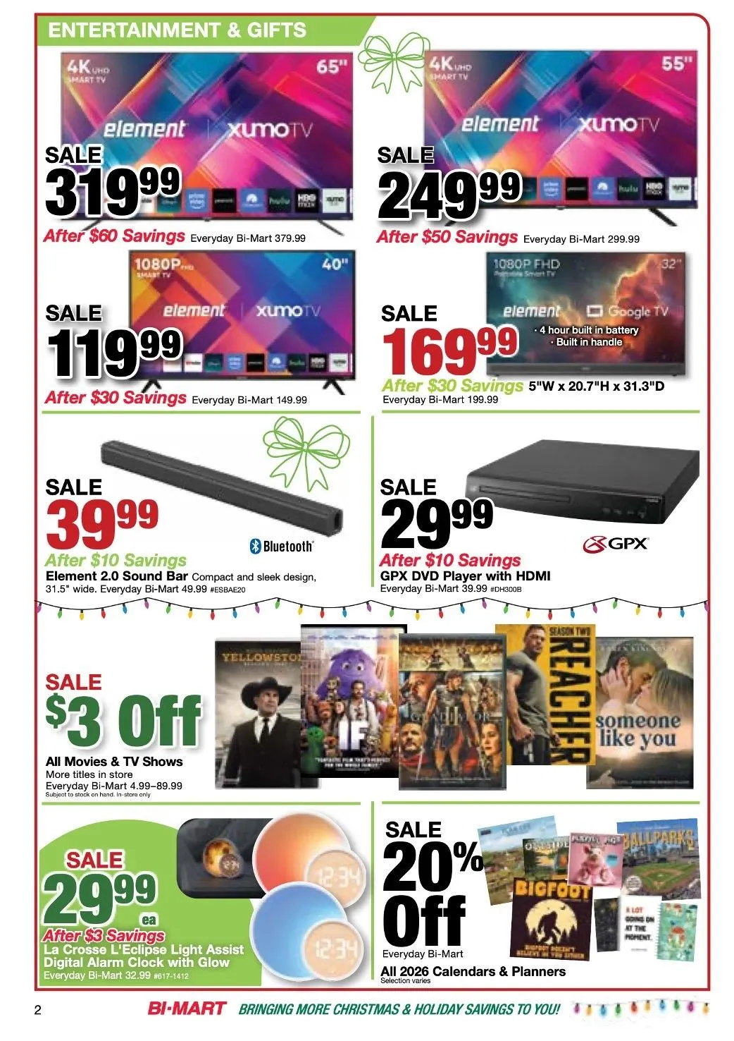 Weekly ad Bi-Mart Sales from December 16 to December 30 2025 - Page 2