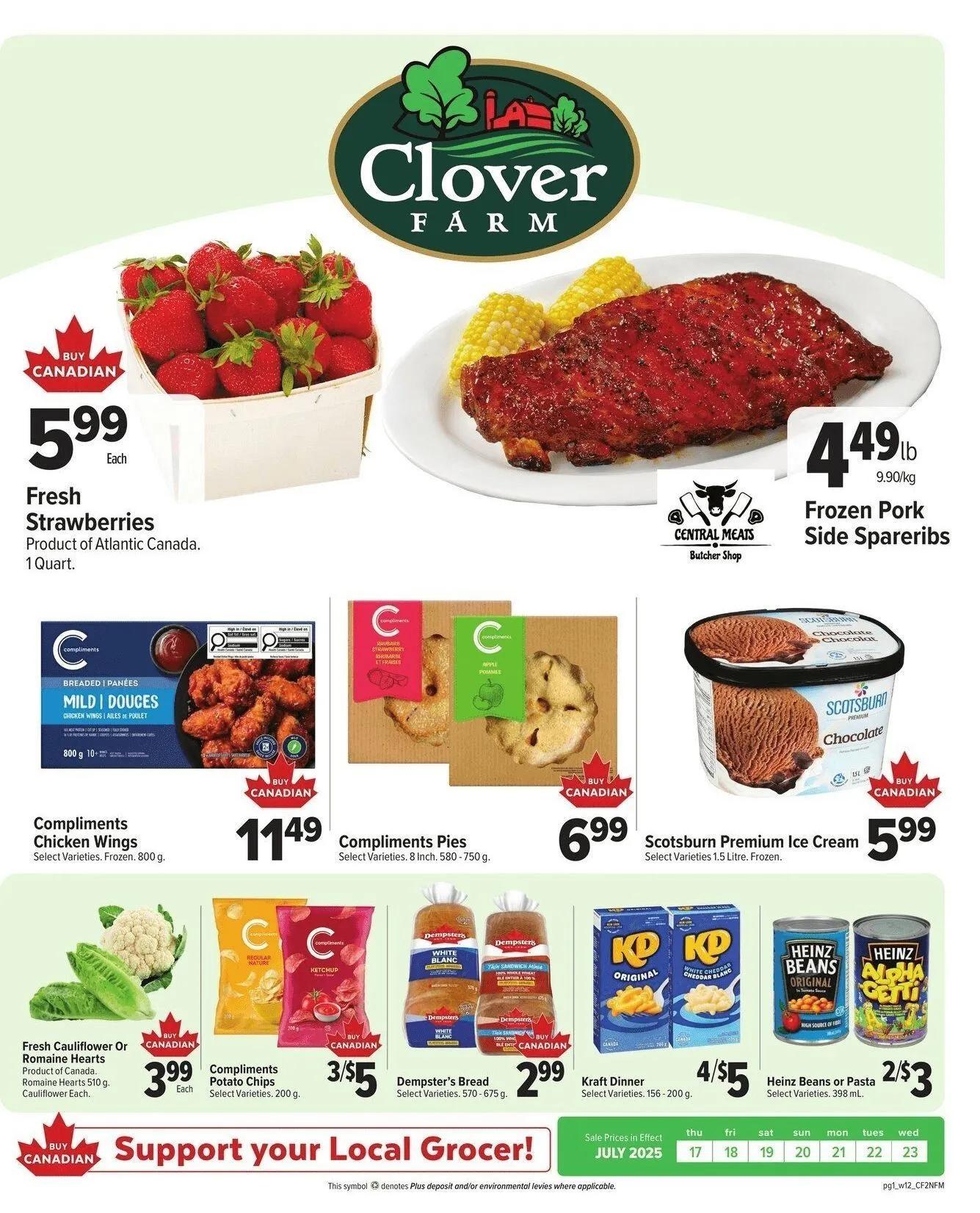 Clover Farm flyers from July 17 to July 23 2025 - flyer page 