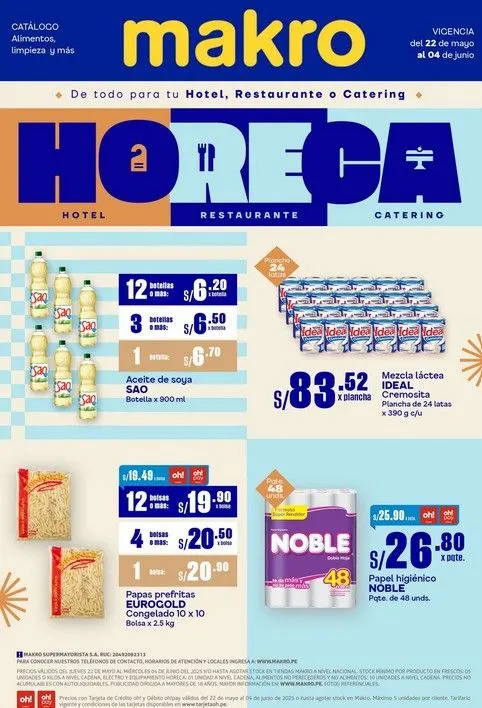 Catalogo de Makro Sales 22 de mayo al 4 de junio 2025 - Pag 1