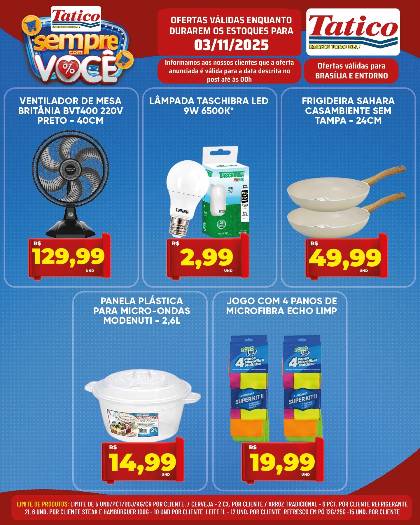 Encarte de Folhetos Tatico 3 de novembro até 3 de novembro 2025 - Pagina 2