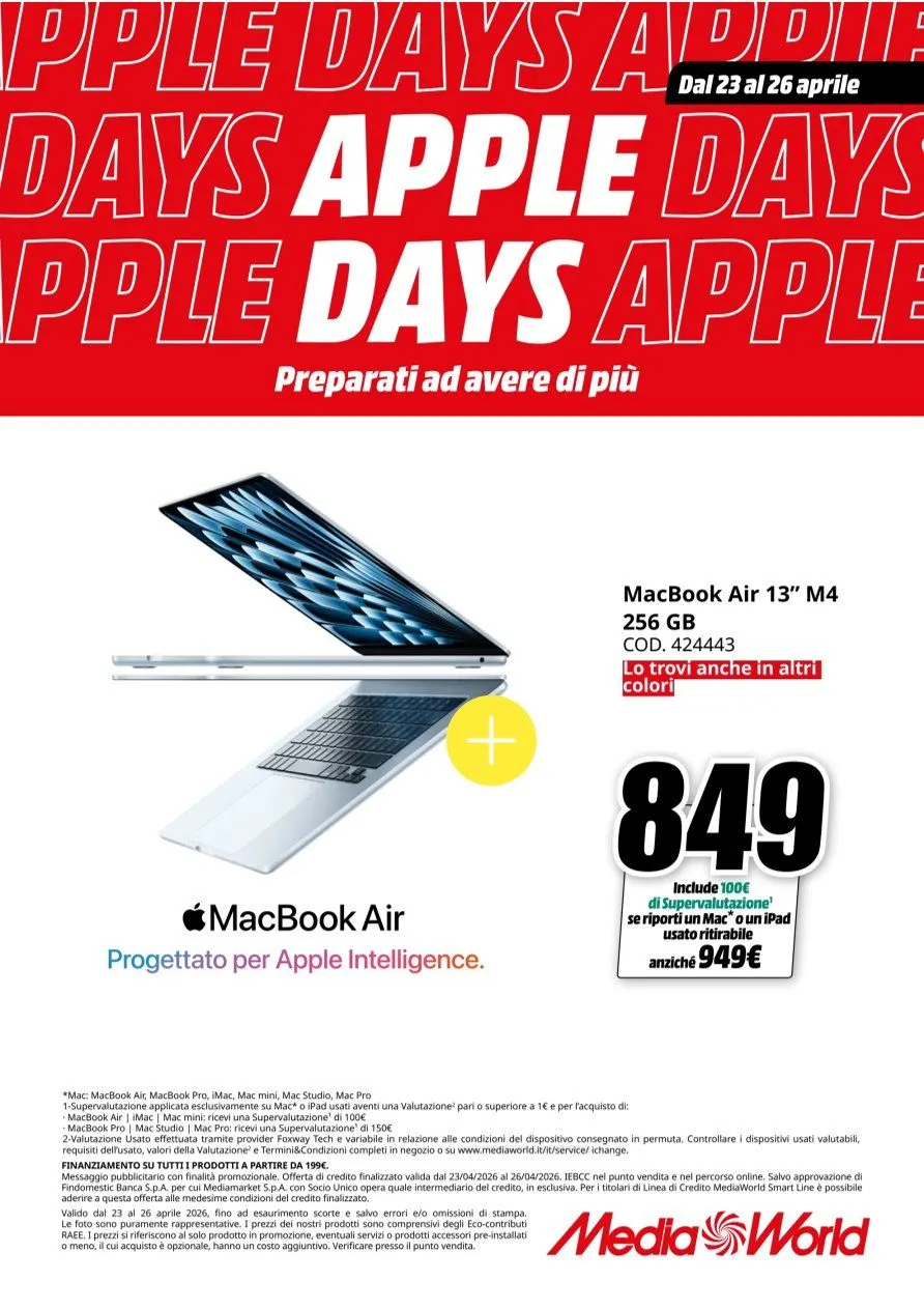 Volantini MEDIAWORLD da 23 aprile a 26 aprile di 2026 - Pagina del volantino 2