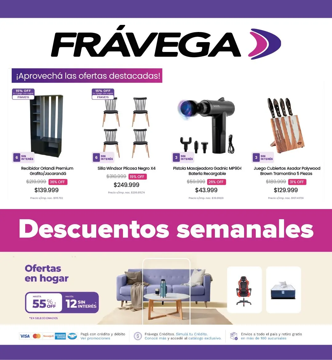 Ofertas de Frávega Ofertas semanales 30 de abril al 14 de mayo 2025 - Página 1 del catálogo