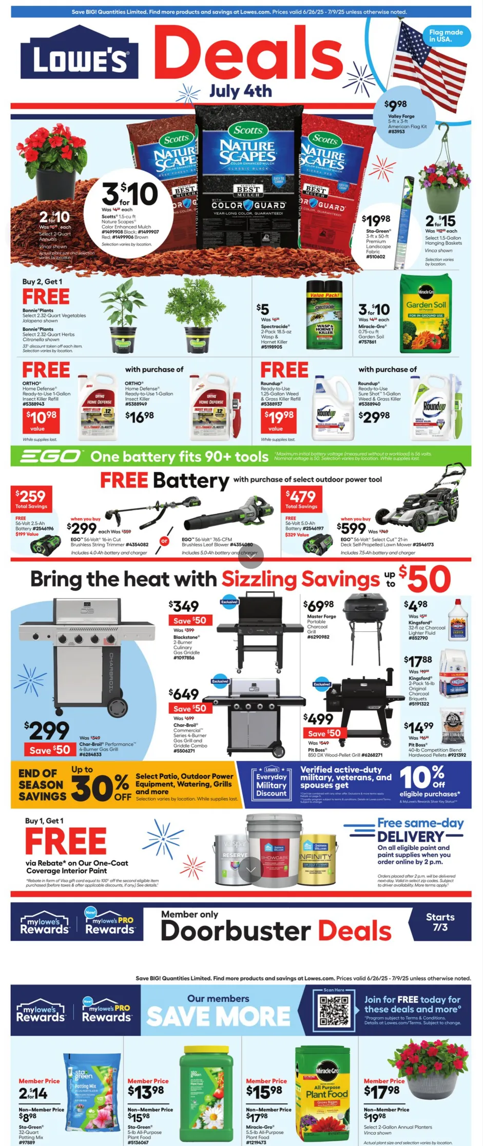 Weekly ad Lowe's Weekly Ad from June 27 to July 9 2025 - Page 1