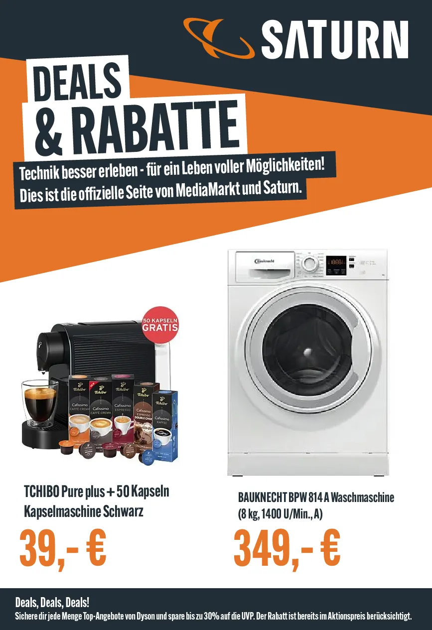 Saturn Deals & Rabatte von 20. März bis 3. April 2025 - Prospekt seite