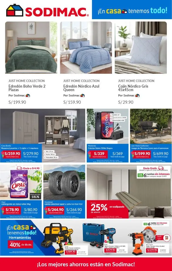 Catalogo de Sodimac Descuentos semanales 30 de abril al 14 de mayo 2025 - Pag 1