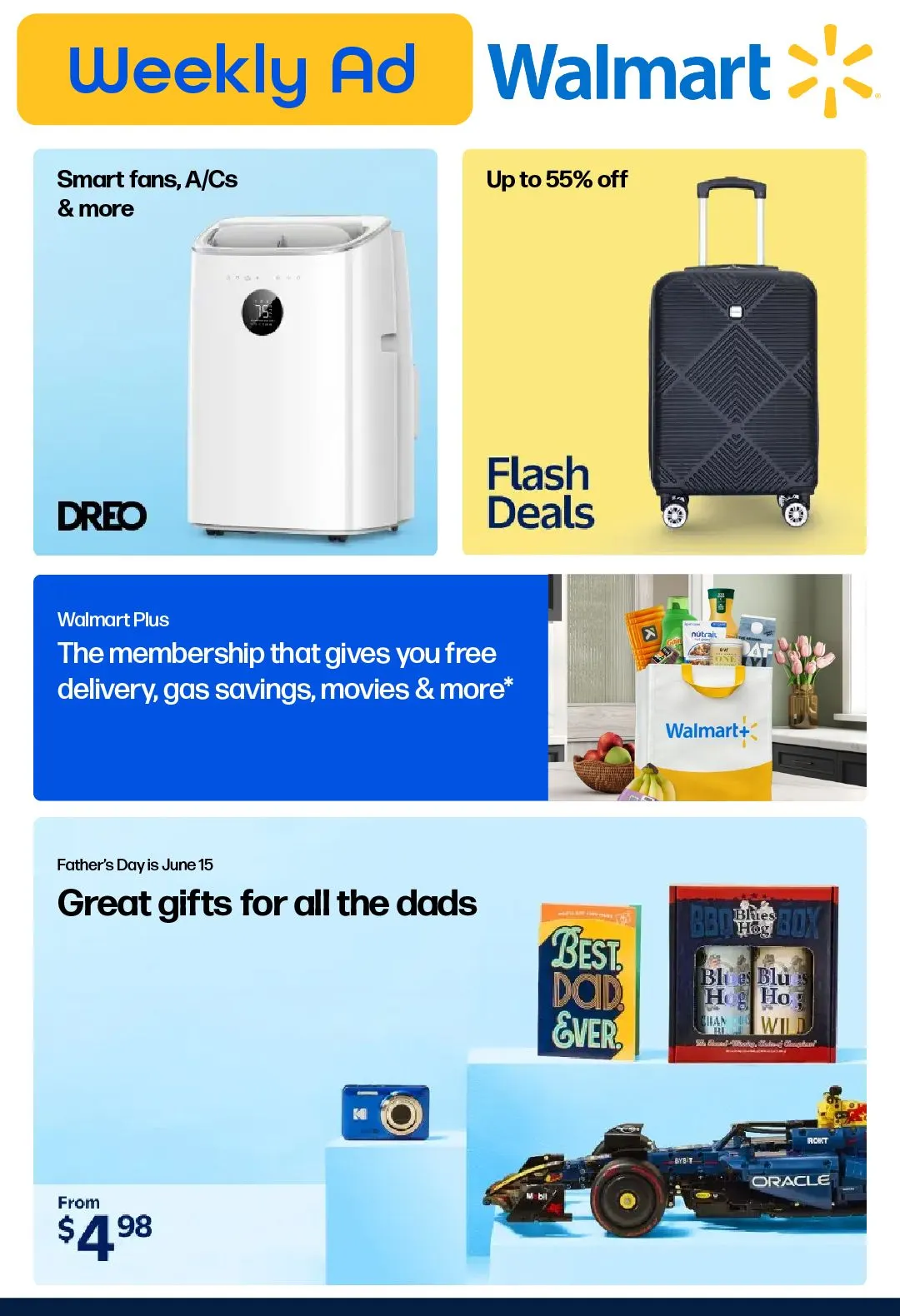 Weekly ad Walmart Gifts for Father's Day from May 13 to June 15 2025 - Page 1