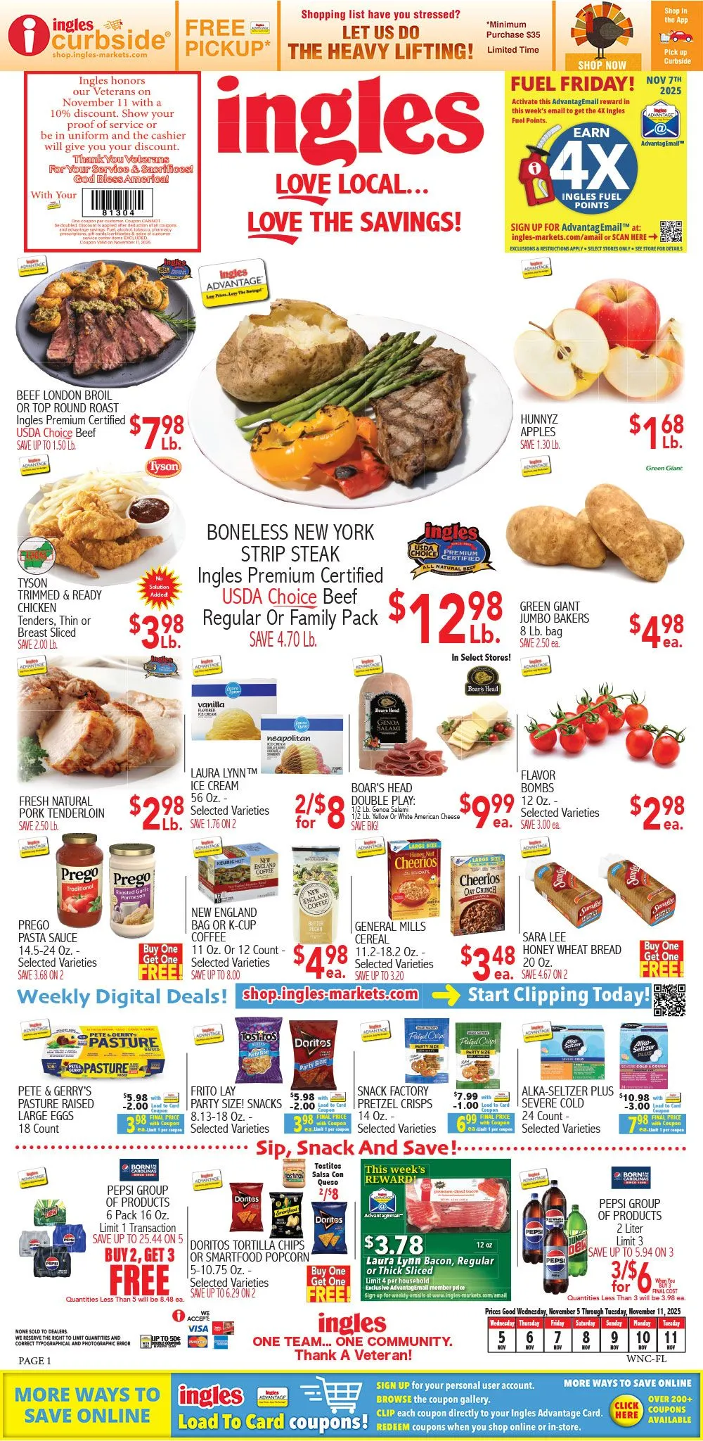 Weekly ad Ingles Sales from November 5 to November 11 2025 - Page 1