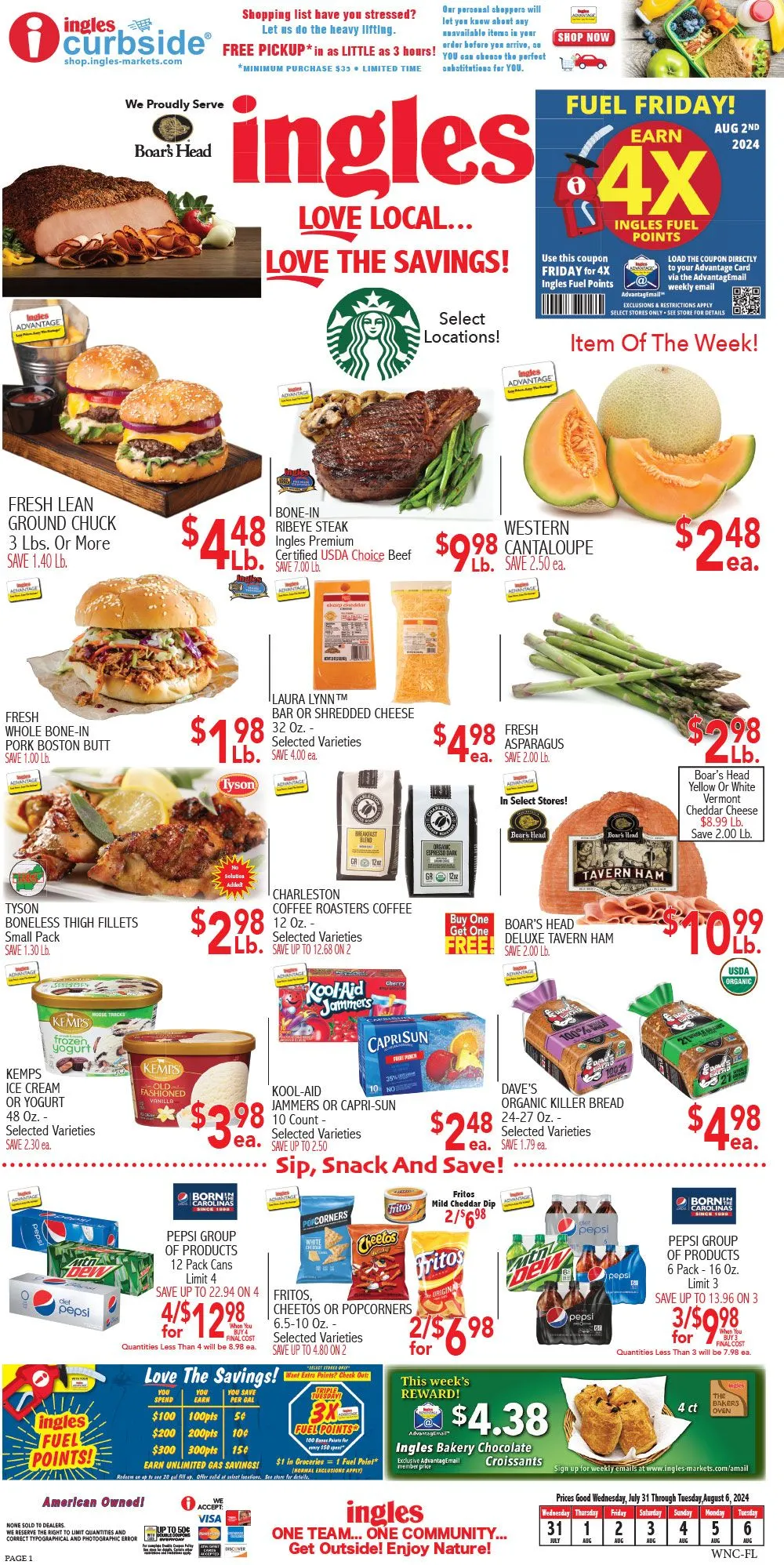 Weekly ad Ingles sales from July 31 to August 6 2024 - Page 1