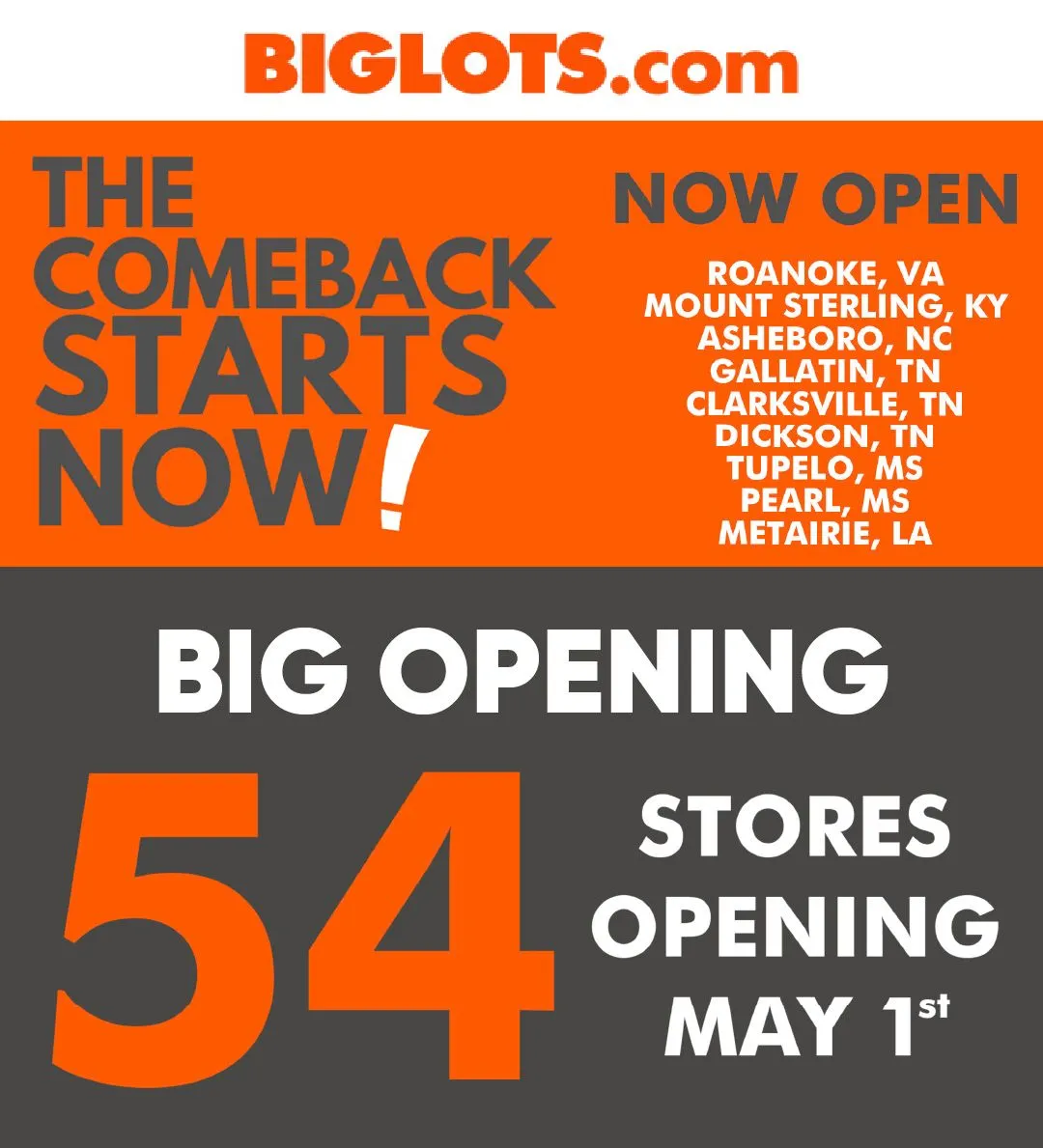 Weekly ad Big Lots Weekly Ad from May 5 to May 16 2025 - Page 1