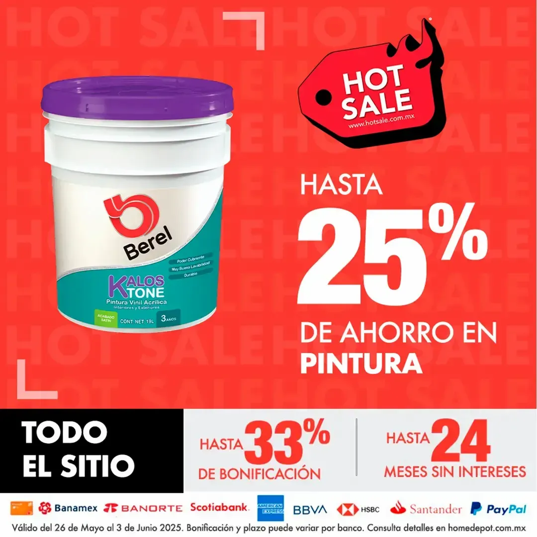 Catálogo de The Home Depot Hot Sale 26 de mayo al 3 de junio 2025 - Pagina 4